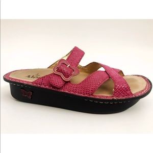 ALEGRIA PG LITE BARCELONA PINK SANDALS SLIDES SHOE